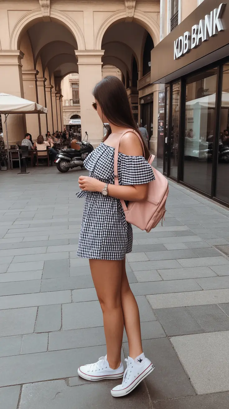 Vacation outfit ideas 2026 Gingham City Play