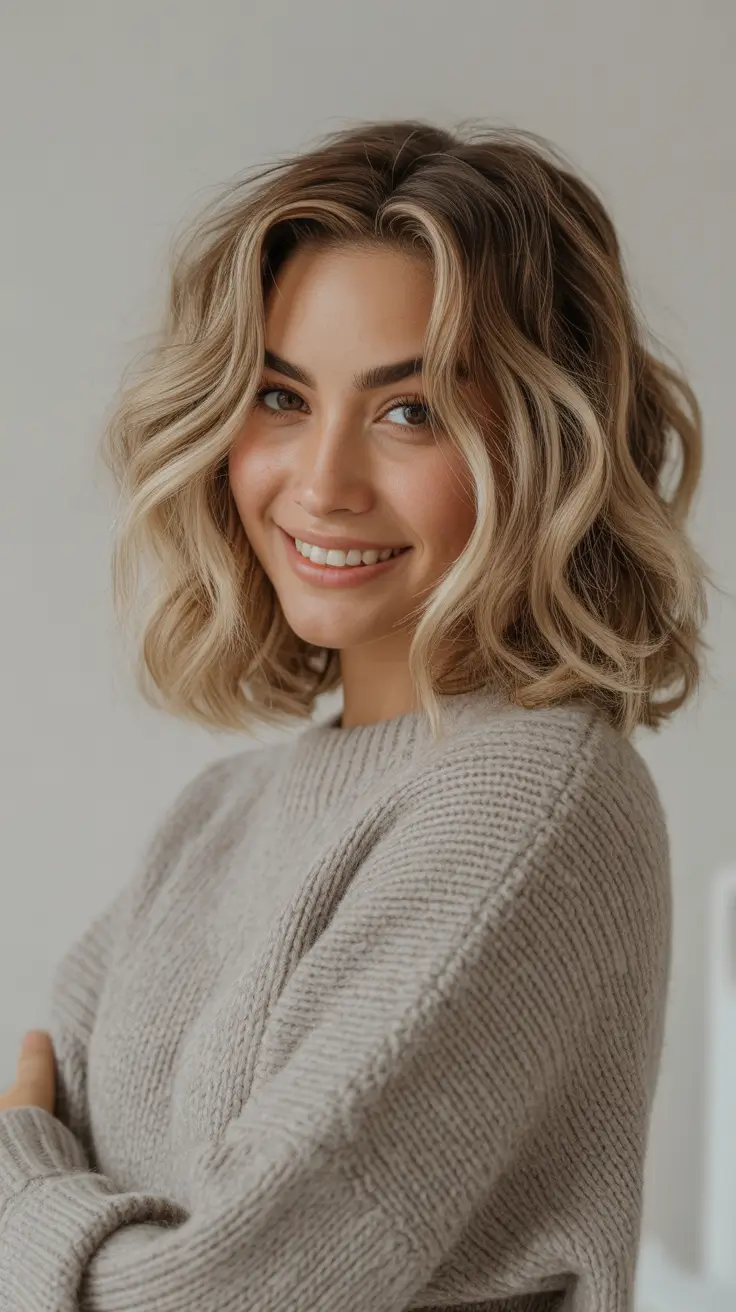 bob-hairstyles-2026-The-Creamy-Blonde-Soft-Wave-Bob
