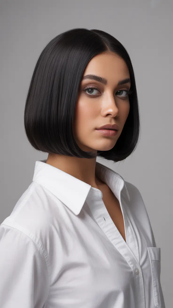 bob-hairstyles-2026-The-Ultra-Sleek-Blunt-Cut