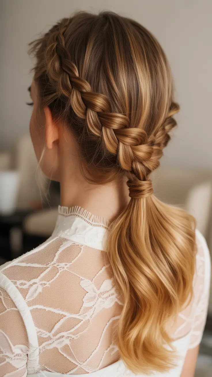 braids hairstyle 2026+Polished Side Braid into Soft Waves