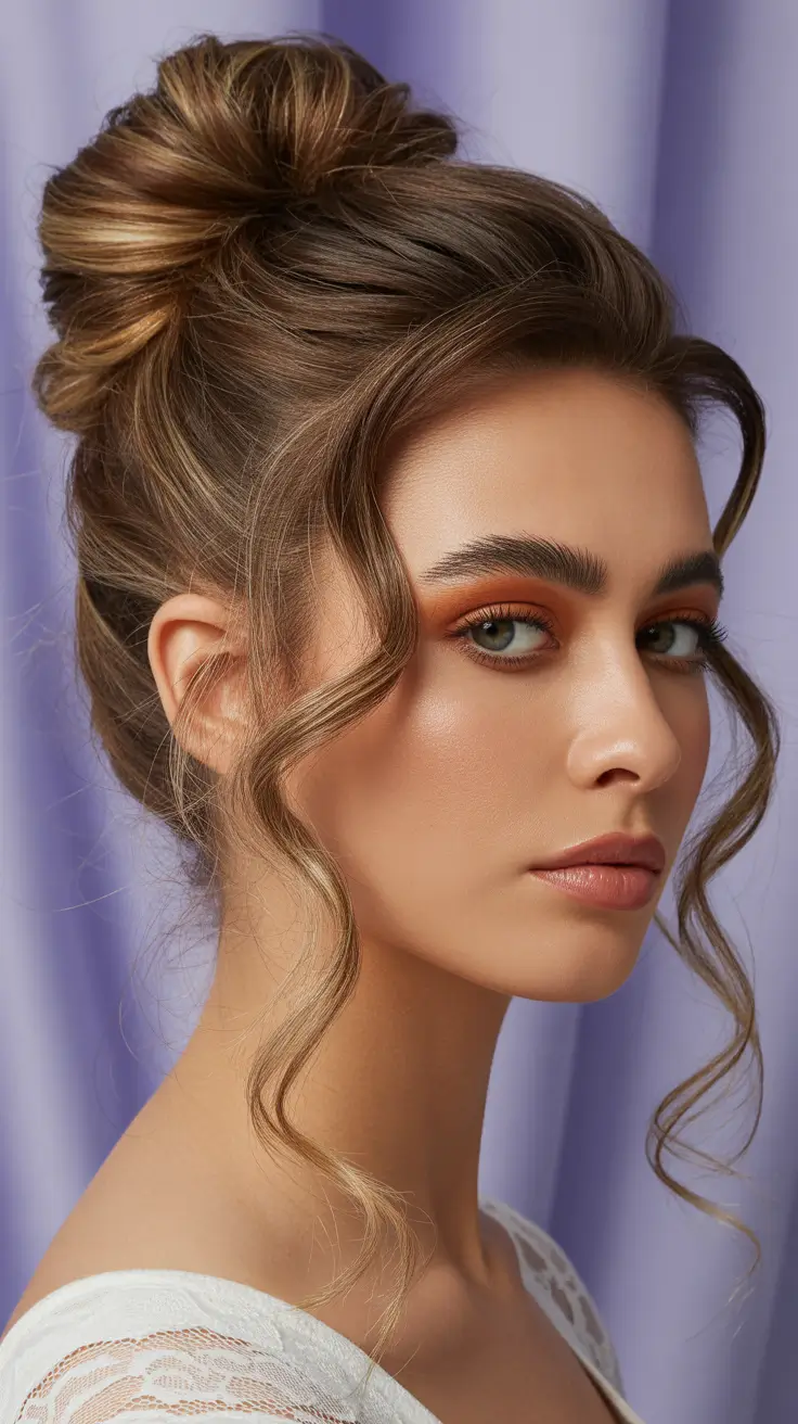 buns hairstyles 2026 The Effortlessly Loose High Bun