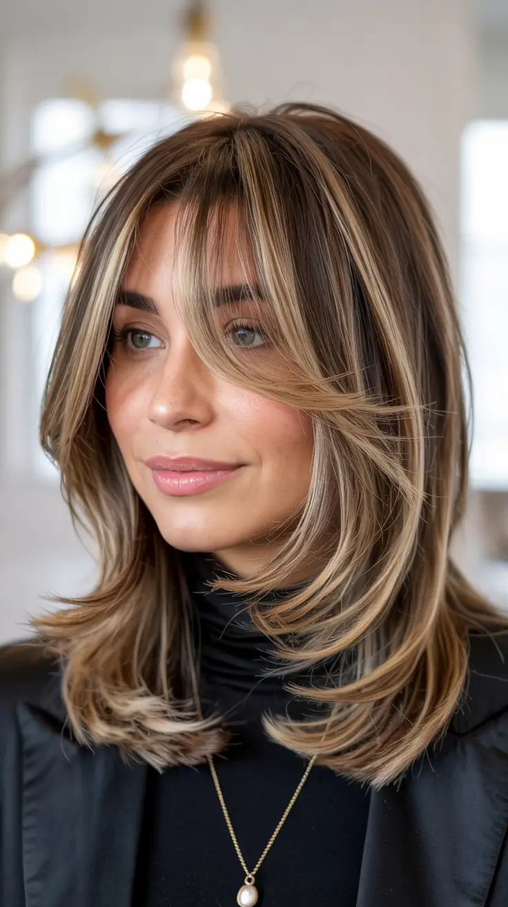 Butterfly Haircuts 2026 Dimensional Blonde Butterfly with Face Framing Drama