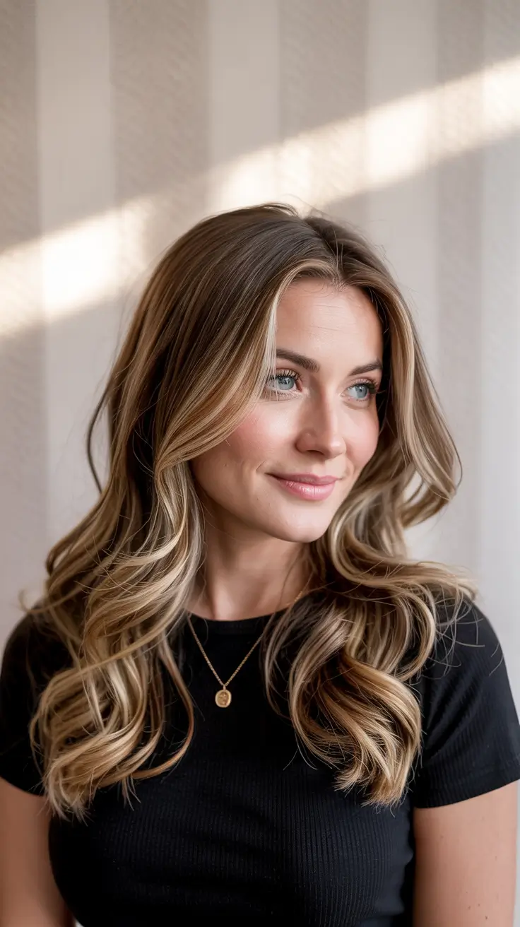 Butterfly Haircuts 2026 Beachy Blonde Butterfly with Soft Waves