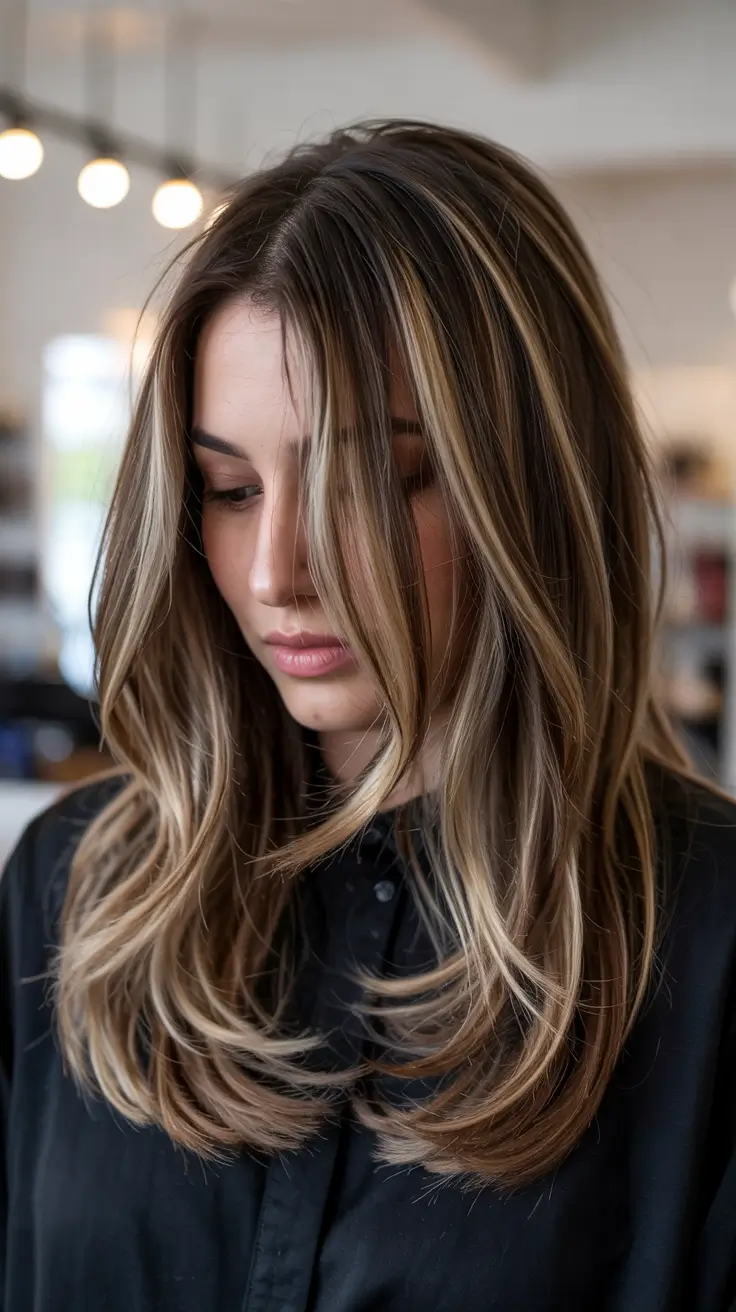 Butterfly Haircuts 2026 Rooted Neutral Blonde with Face-Defining Layers