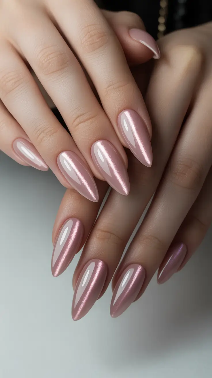 cat eye nails 2026 Soft Glow: The New-Gen Neutral