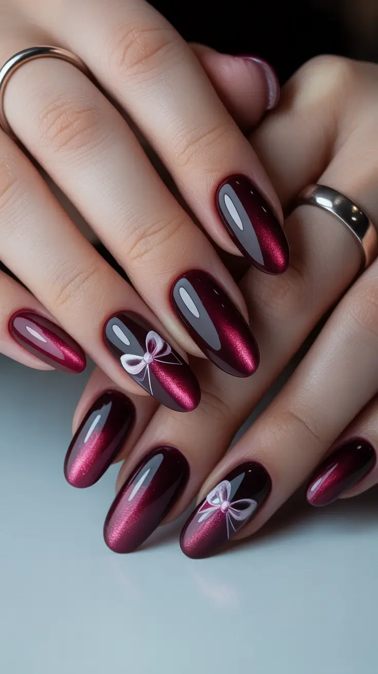 cat eye nails 2026 Velvet Ribbon: Sweet But Strong