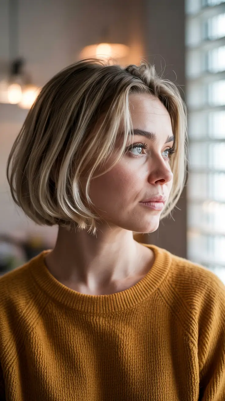Choppy Bob Haircuts 2026 Butter Blonde Volume Bob