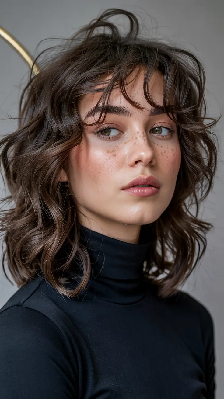 Choppy Bob Haircuts 2026 Wild Waves and French Bangs
