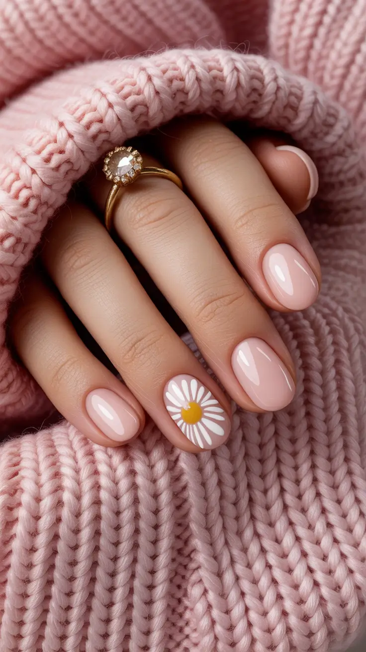cute nail designs 2026+Soft Petal Chic