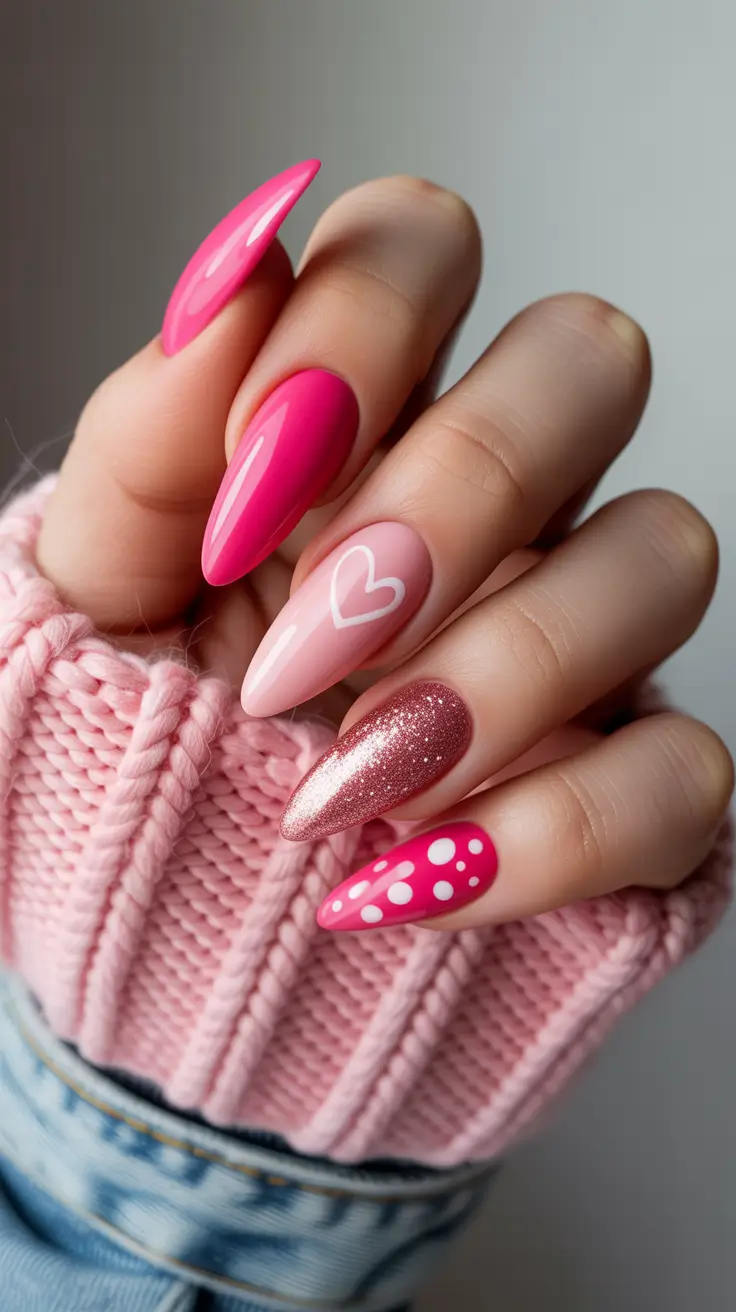 cute nail designs 2026+Pink Pop Party