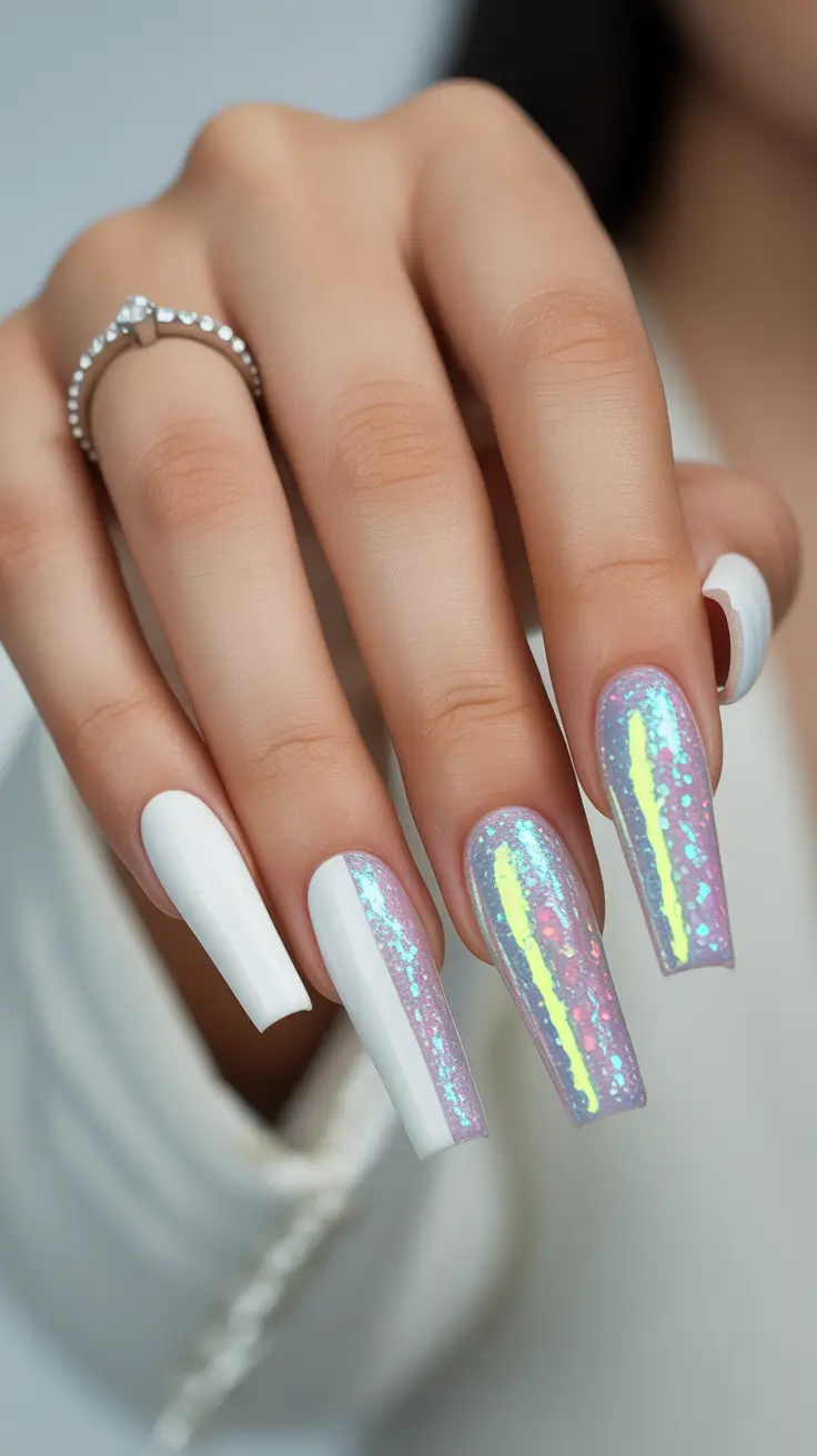 cute nail designs 2026+Holo Queen Vibes