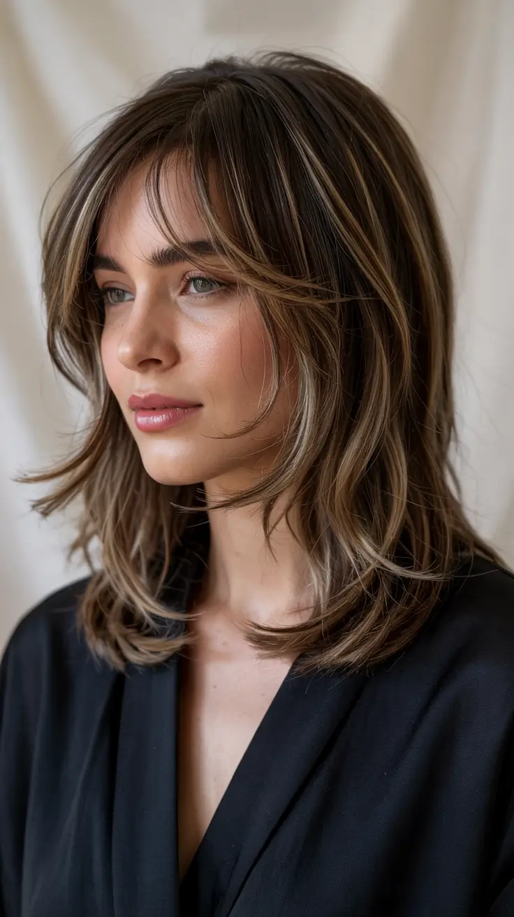 haircuts for medium hair 2026+Face-Framing Layers with Soft Texture