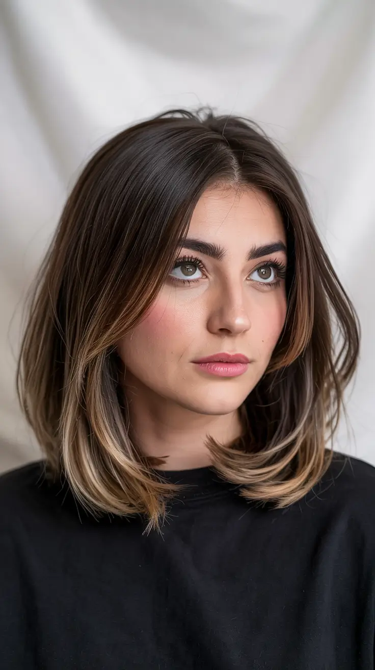 haircuts for medium hair 2026+Medium Lob with Sunkissed Ends