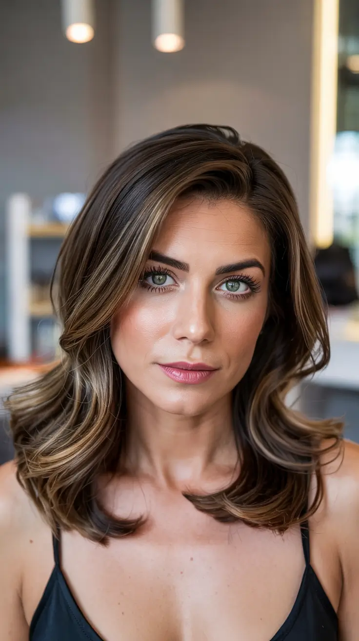 haircuts for medium hair 2026+Voluminous Blowout with Soft Flicked Ends