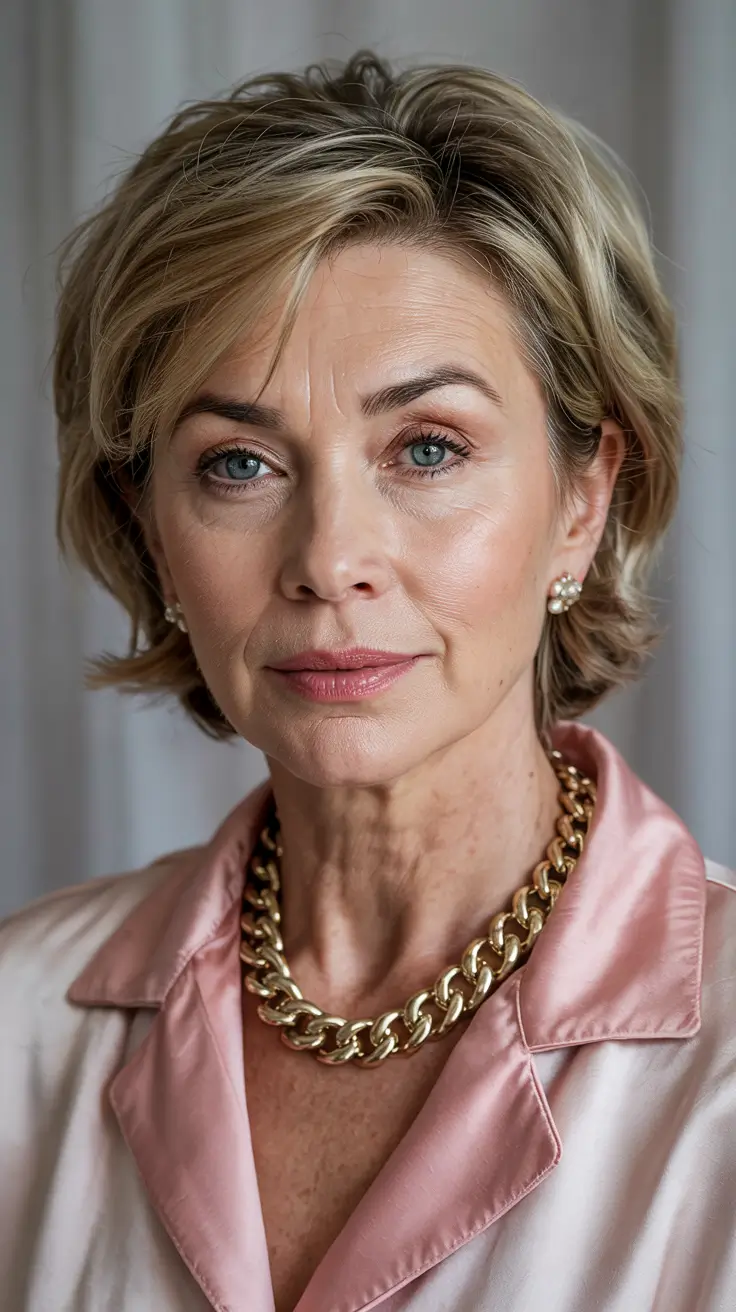 Haircuts for Women Over 60 - ideas 2026+Textured Pixie Bob with Volume