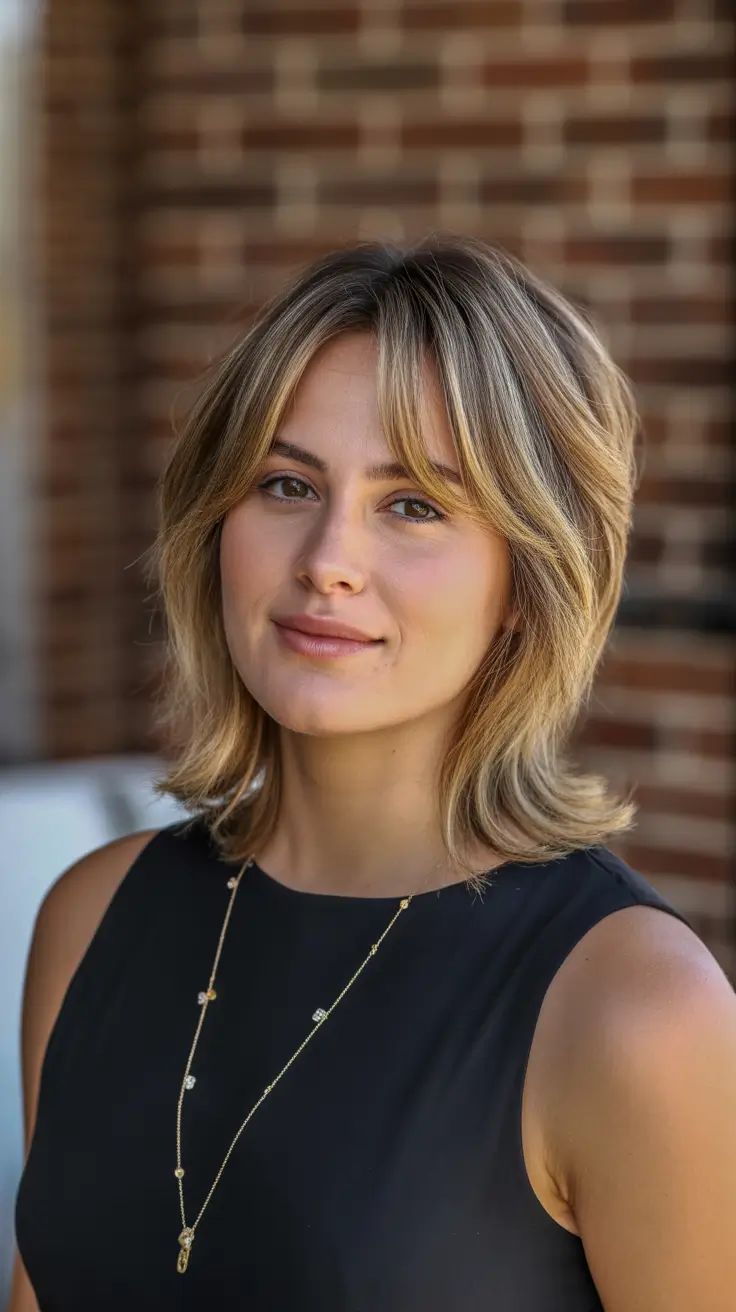 haircuts inspo - ideas 2026+Modern Mullet-Lite with Soft Blonde Dimension