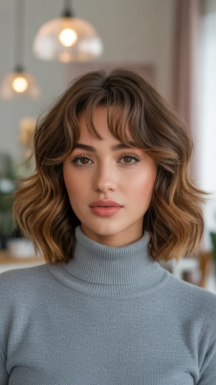 haircuts with bangs - ideas 2026 Airy Bob with Soft Fringe