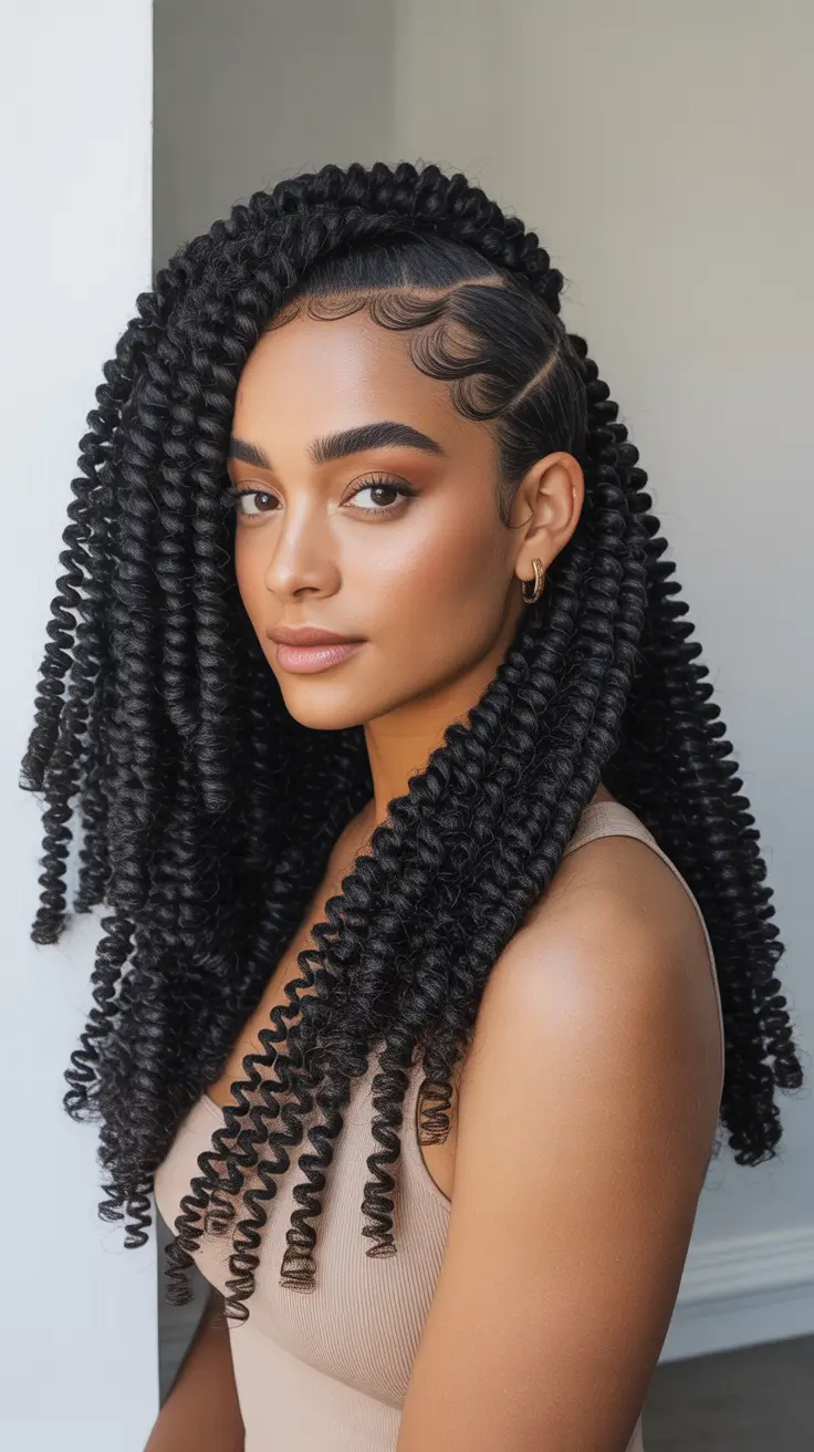 hairstyle for black women 2026+Defined Passion Twists: Texture, Shape, and Slay