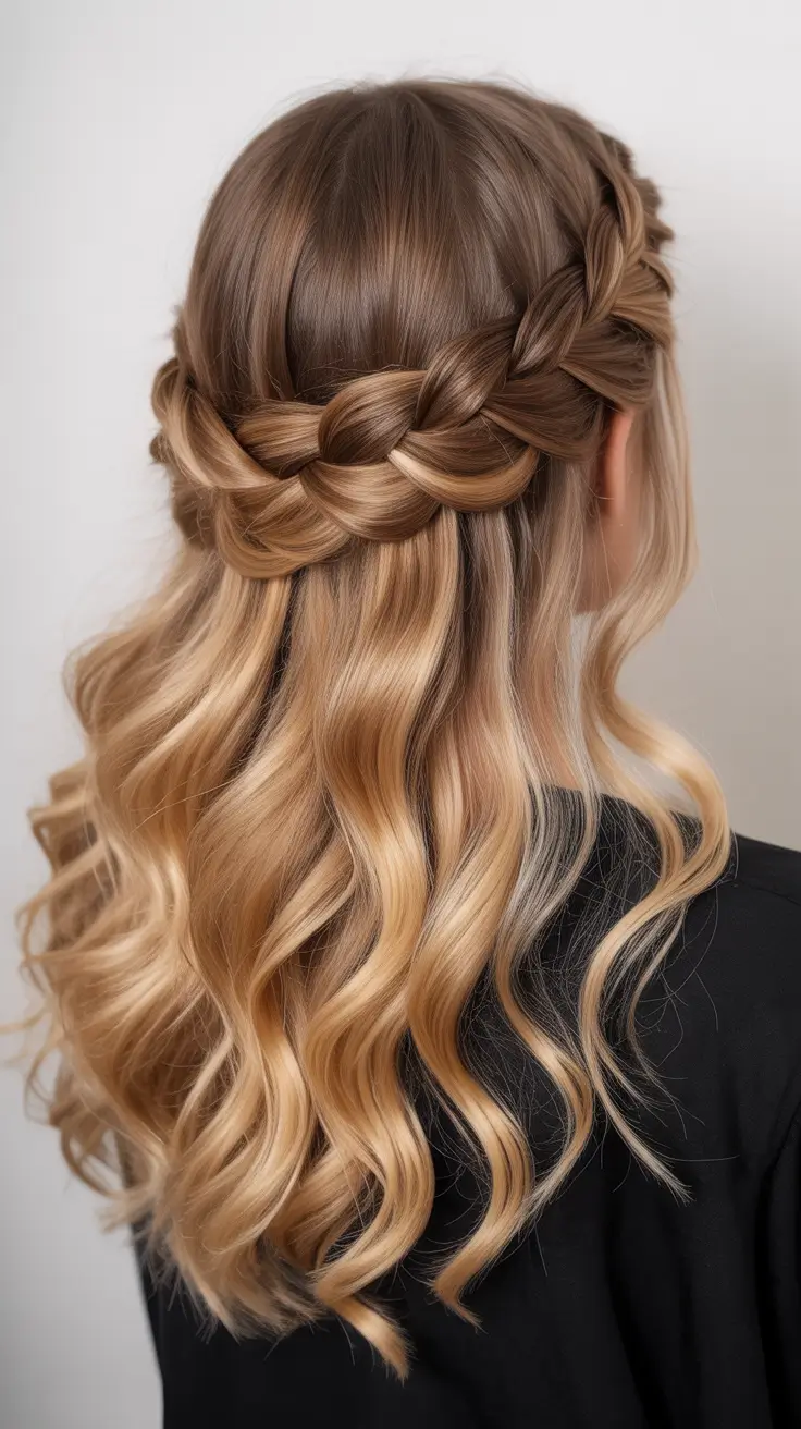 Hairstyles Ideas 2026 Double Crown Waterfall Braid