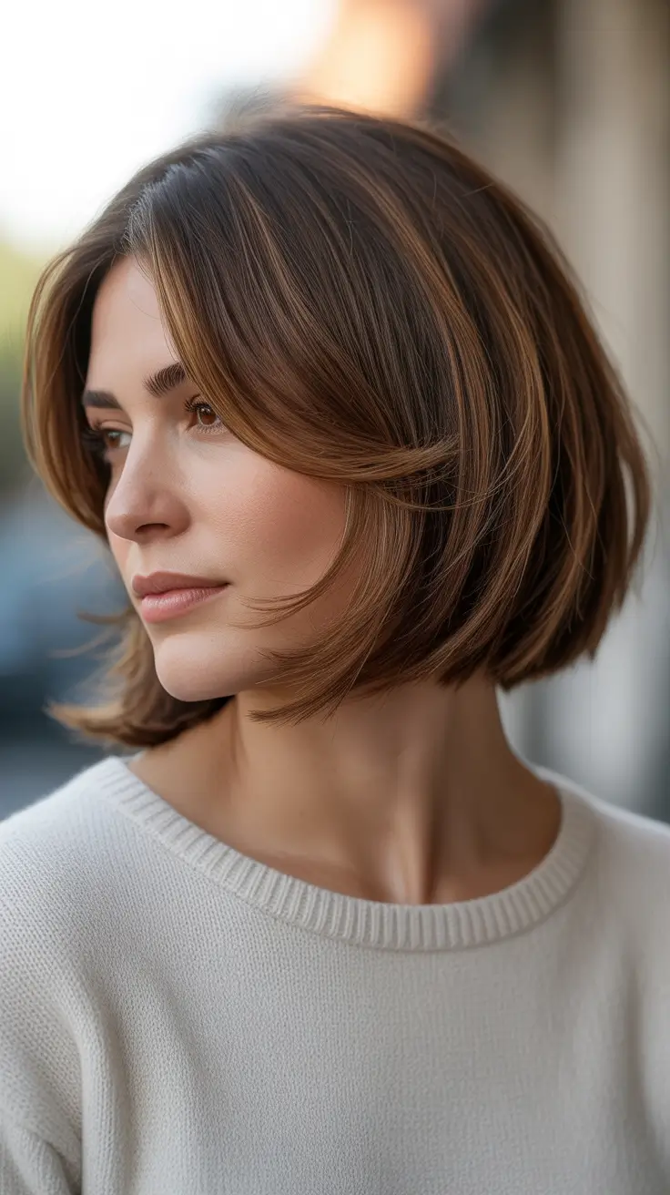 lob haircut ideas 2026 - Classic Lob with Center Part Ease
