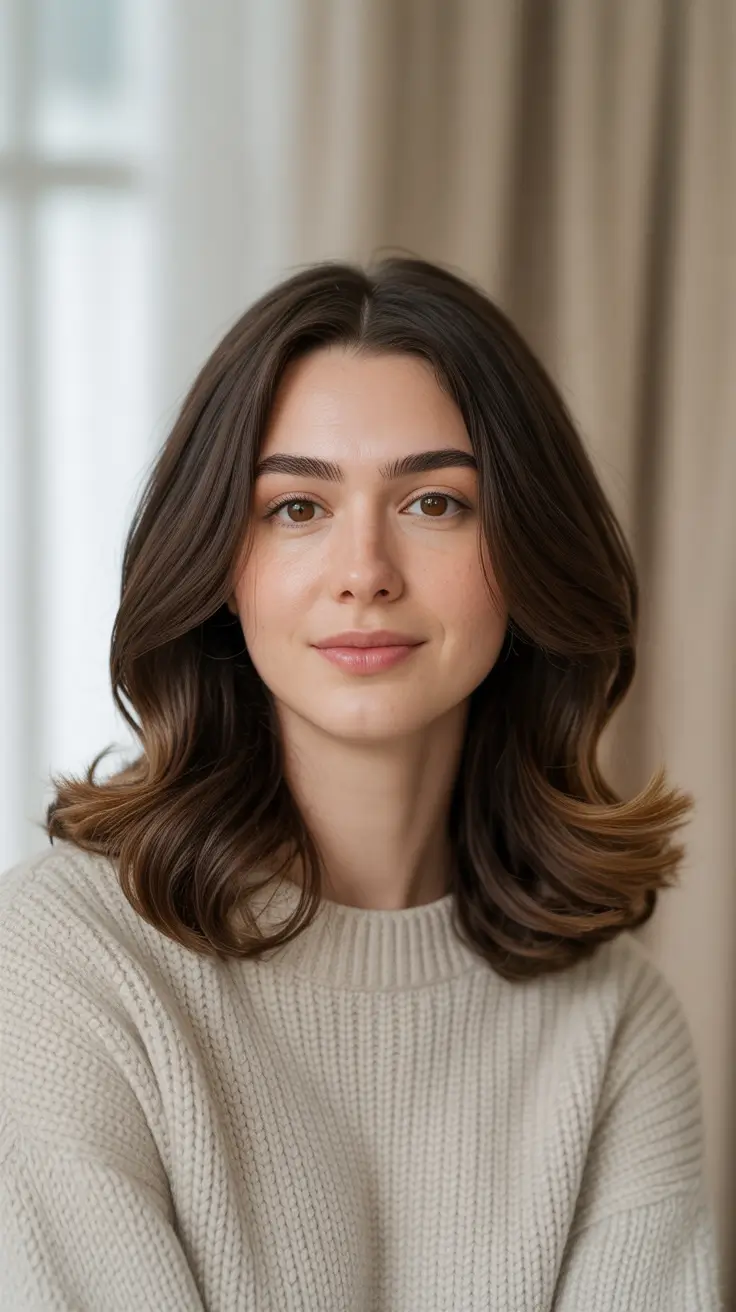 mid length haircut ideas 2026+Classic Volume Flip with Retro Ends