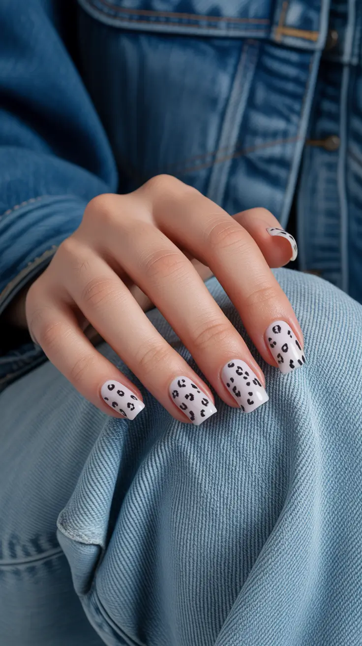 short nails 2026 Chic Safari Meets City Girl Energy