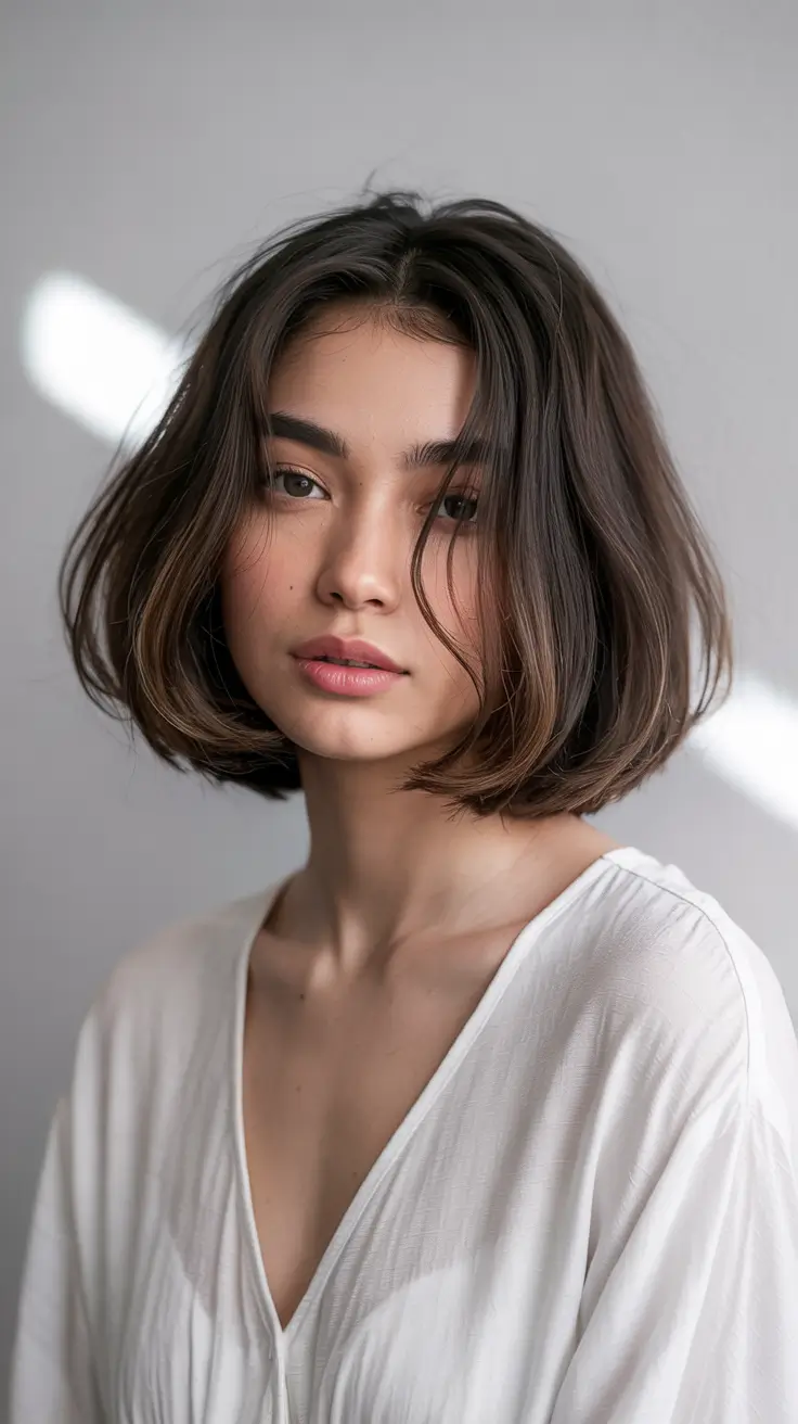 trendy Haircuts 2026+Clean French Bob With Tucked-Under Ends
