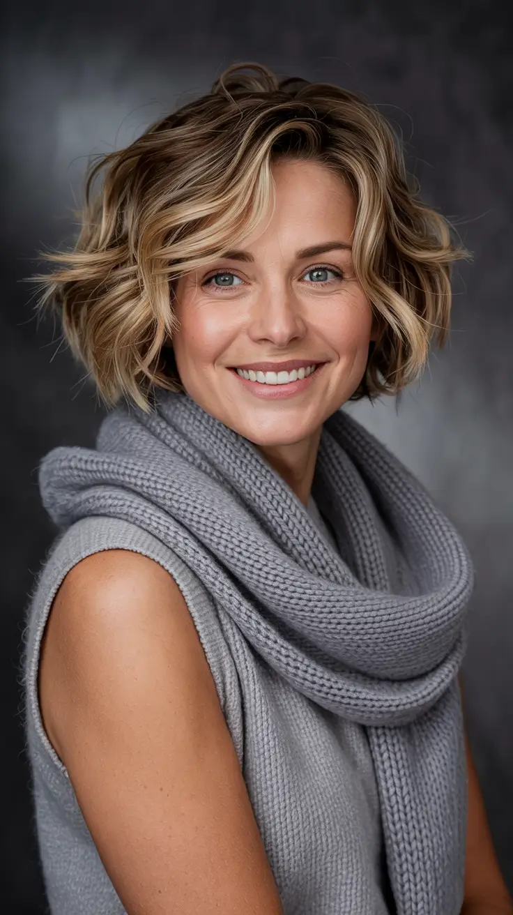 trendy Haircuts 2026+Voluminous Short Cut With Side Bangs