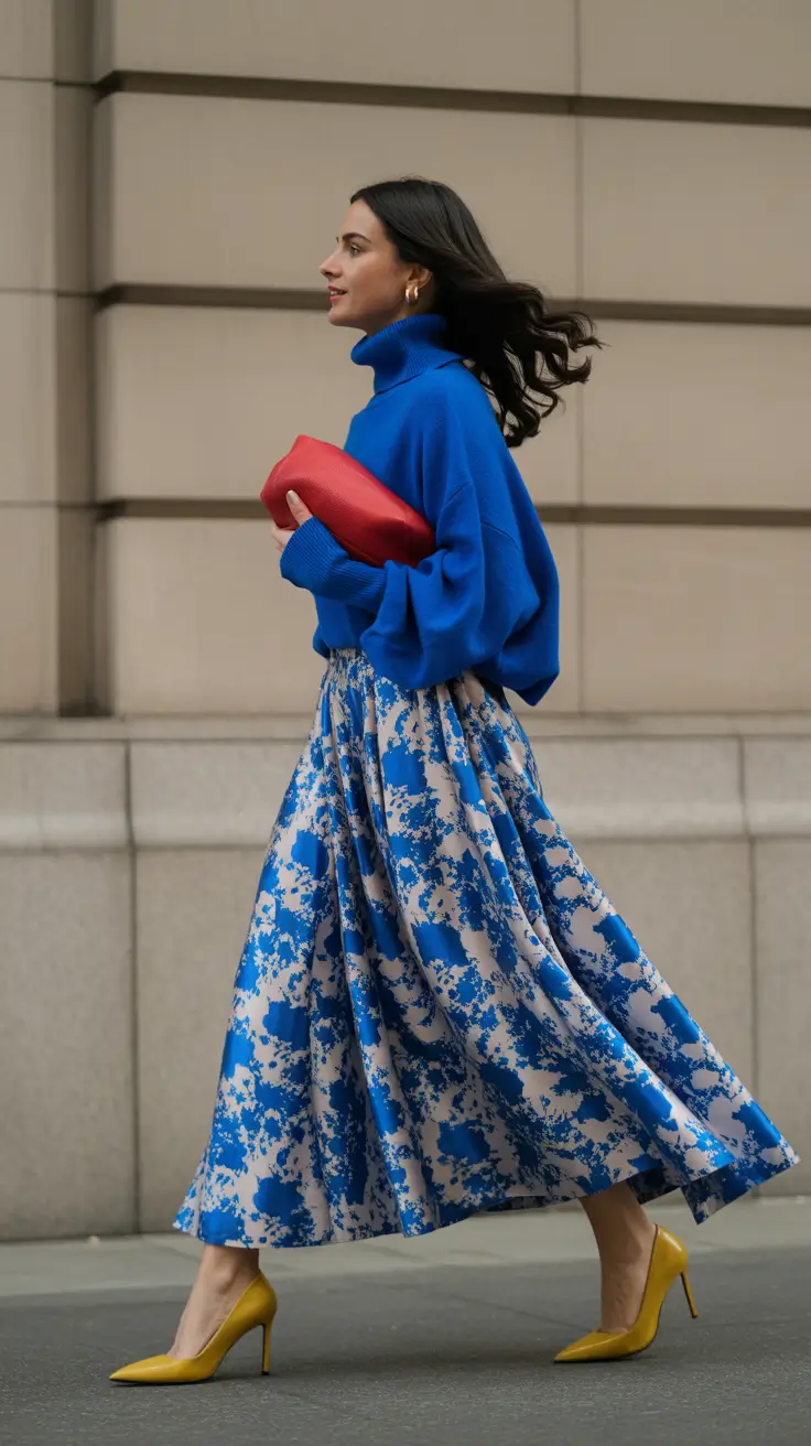 beautiful early spring outfits 2026 cobalt energy with a soft landing