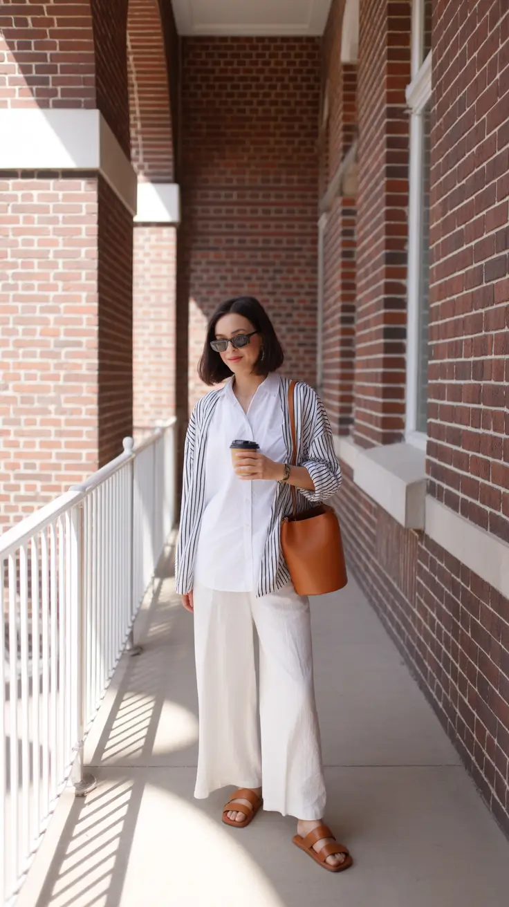 beautiful early spring outfits 2026 clean white layers