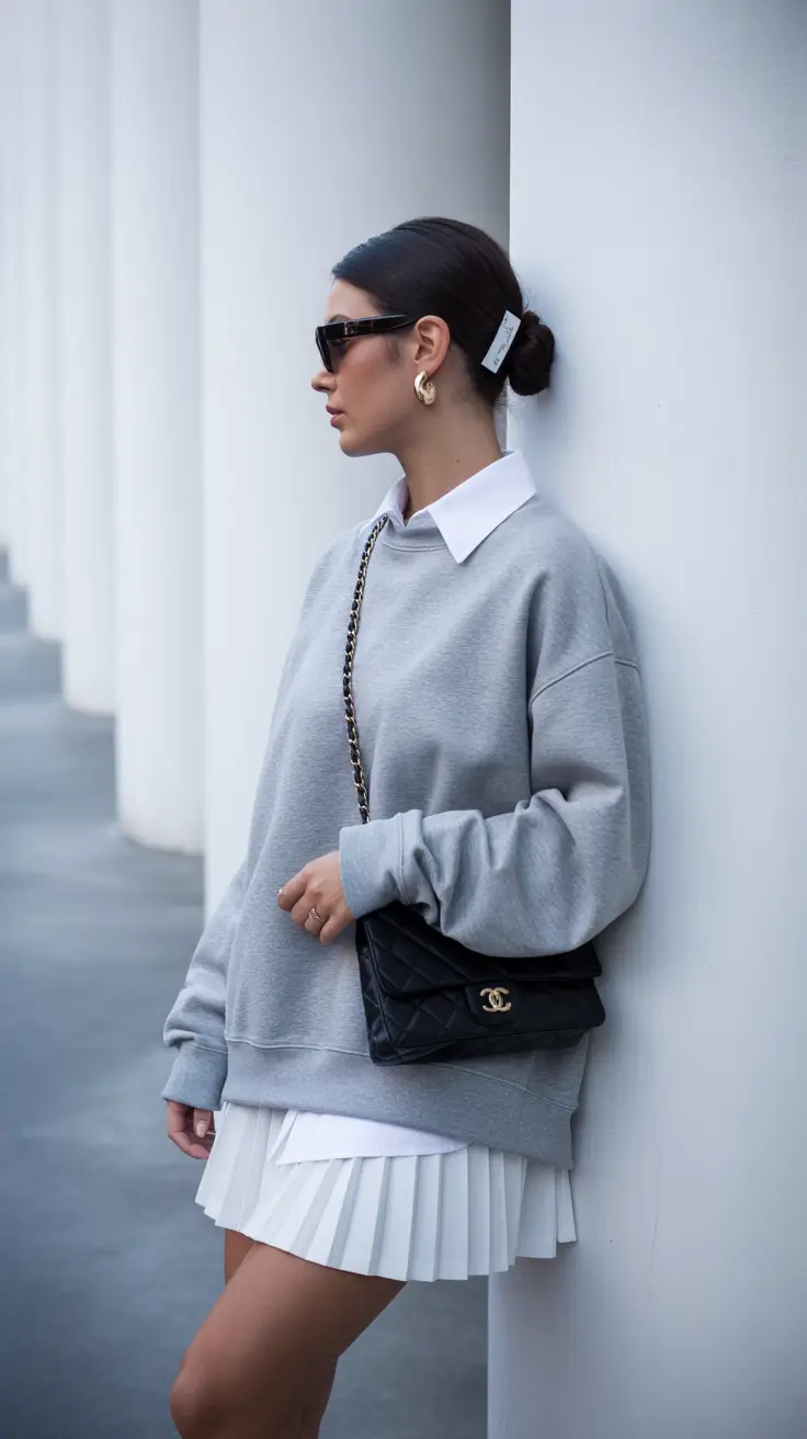 beautiful spring skirt outfits 2026 Relaxed Layers With Quiet Elegance