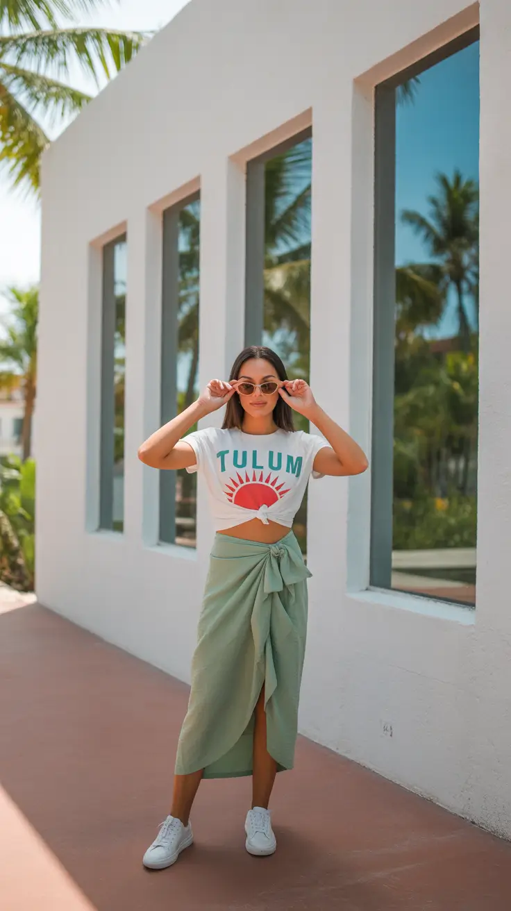 best spring miami outfits for 2026 Resort Graphic Look