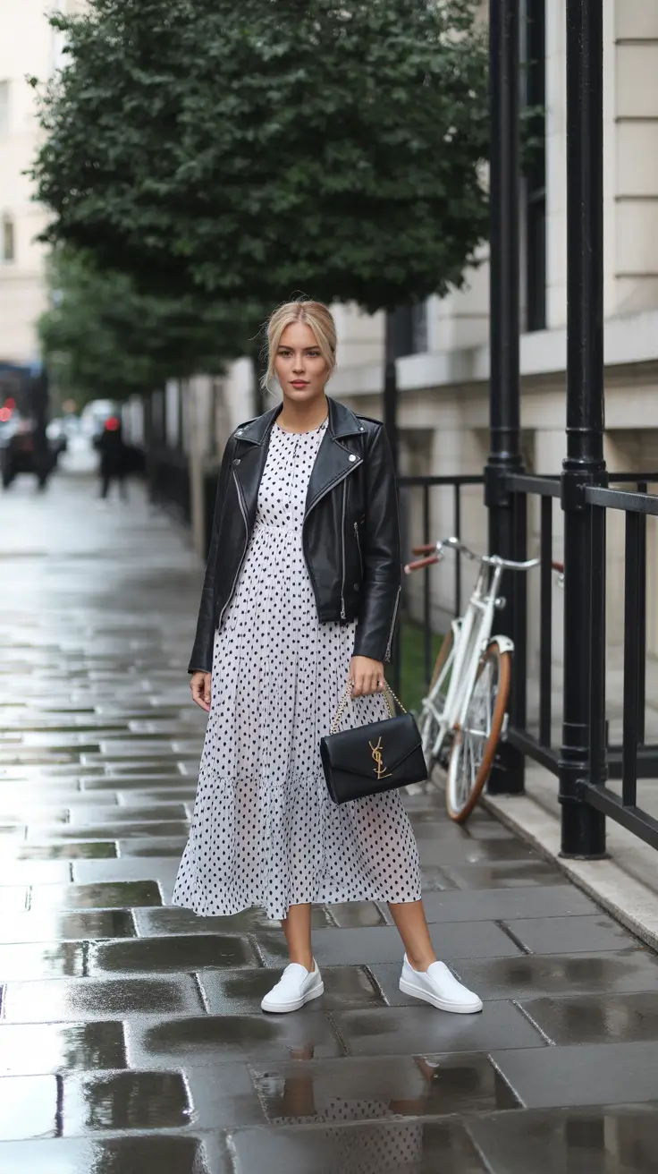 best spring style trends 2026 Soft Polka Dots With a Cool Attitude