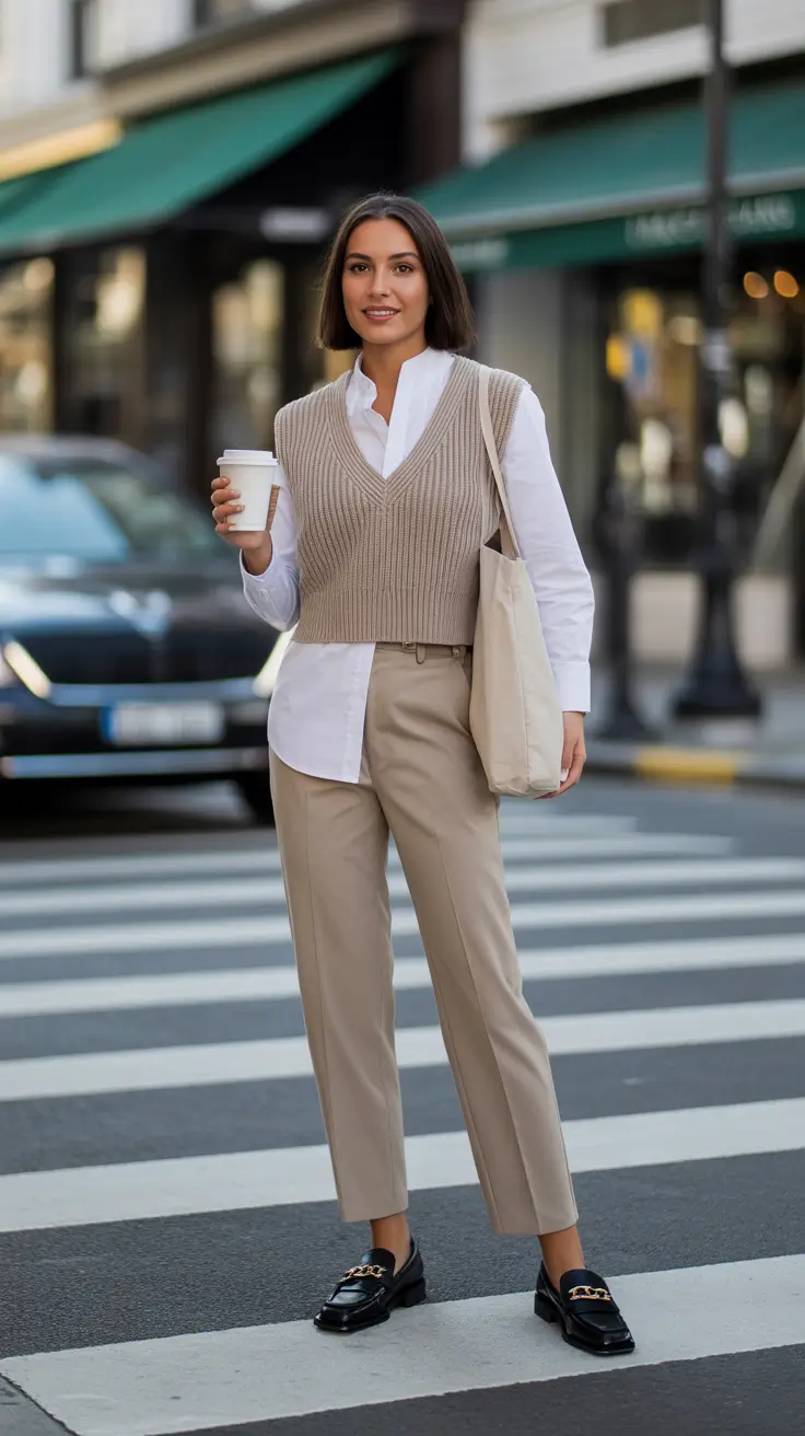 business casual spring office outfits 2026 Soft Neutrals That Feel Modern and Approachable