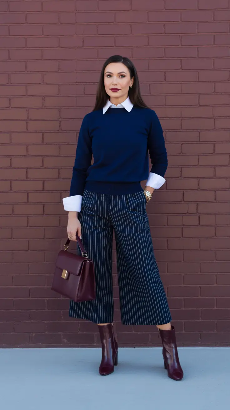 business casual spring office outfits 2026 Timeless Layers With Subtle Structure