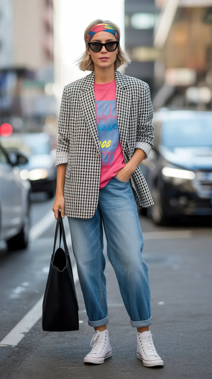 business spring work outfits 2026+Retro Chic Meets Urban Cool