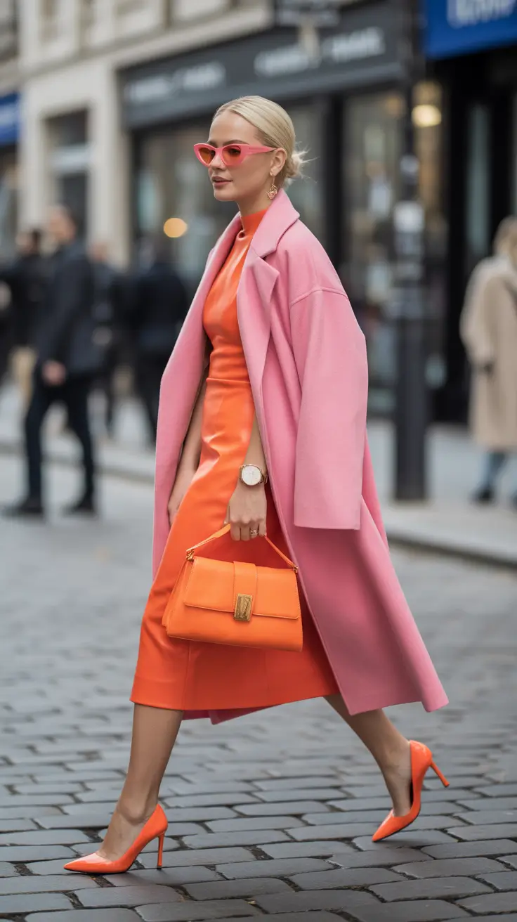 business spring work outfits 2026+Color-Blocked Confidence