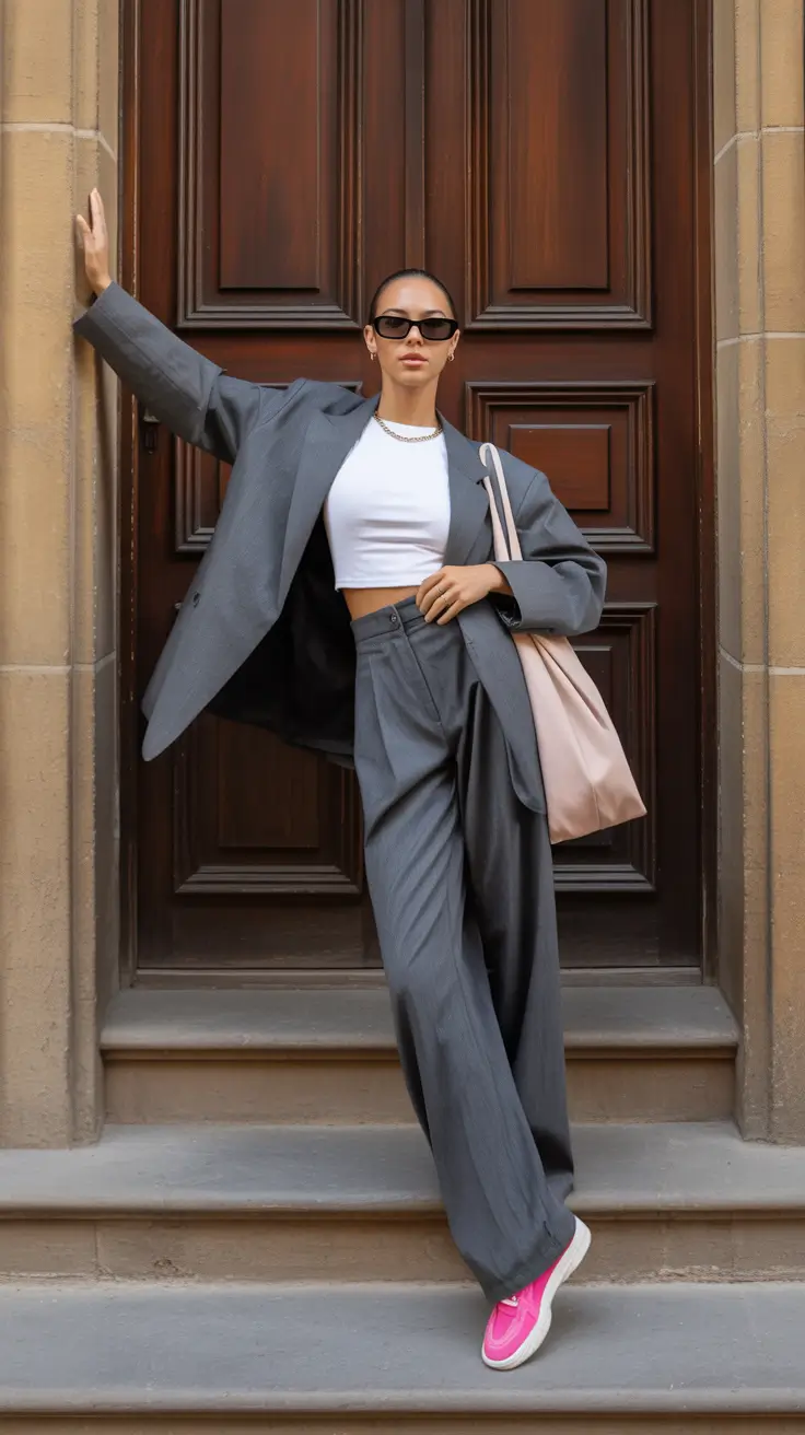 casual spring outfits for weekends 2026 Relaxed Tailoring With a Street-Ready Twist