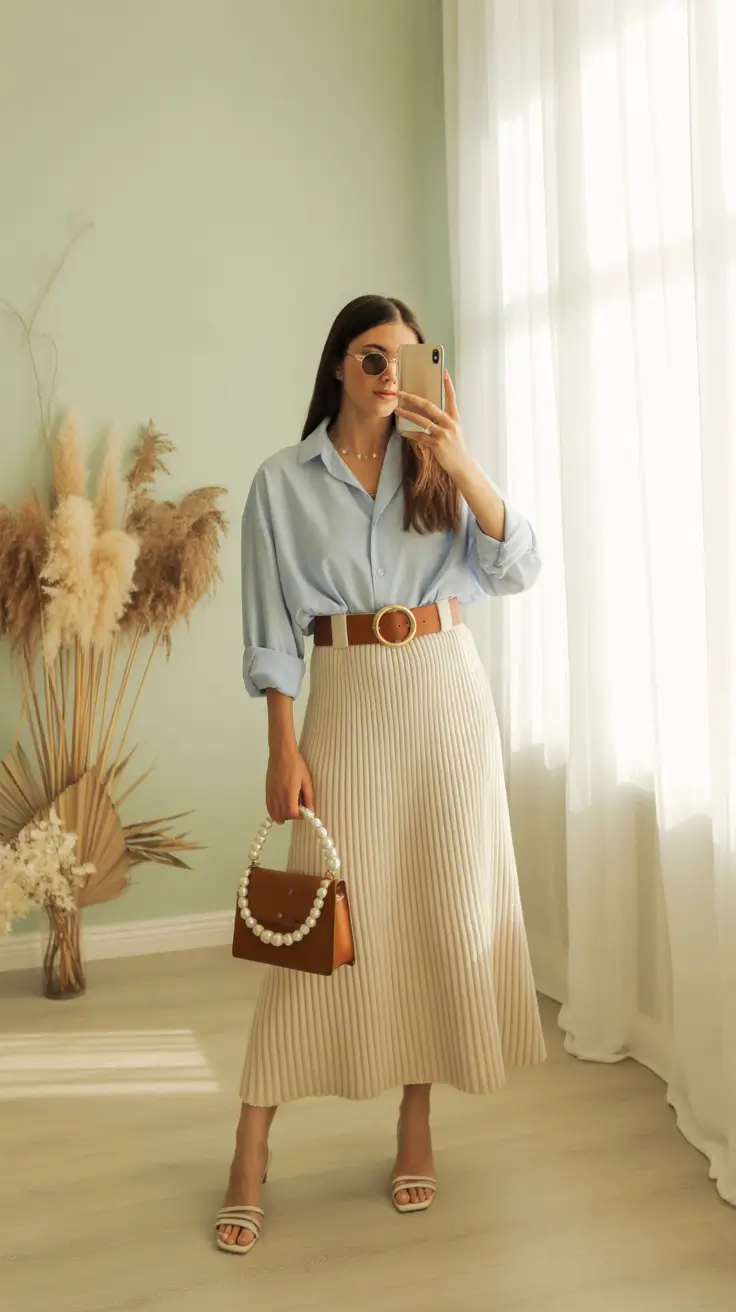 casual spring outfits for weekends 2026 Soft Femininity Meets Everyday Practicality