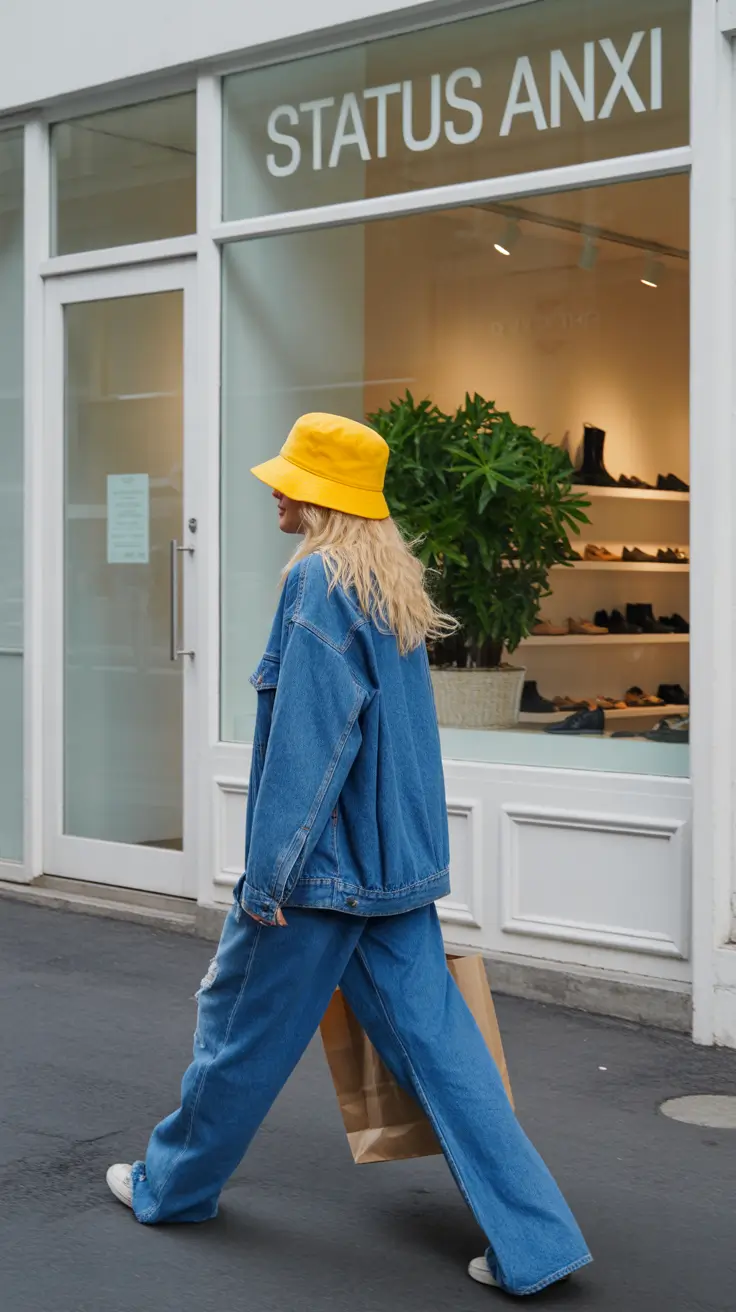 casual spring outfits for weekends 2026 Statement Denim With a Playful Edge