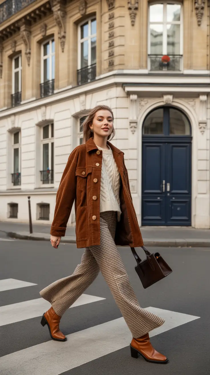 casual spring outfits for weekends 2026 Warm Textures for Transitional Spring Days