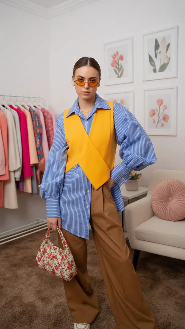 casual spring workwear 2026 Playful layering that still means business