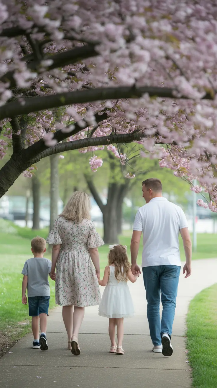 classy spring family pictures outfits for 2026 Romantic Florals With Easy Elegance