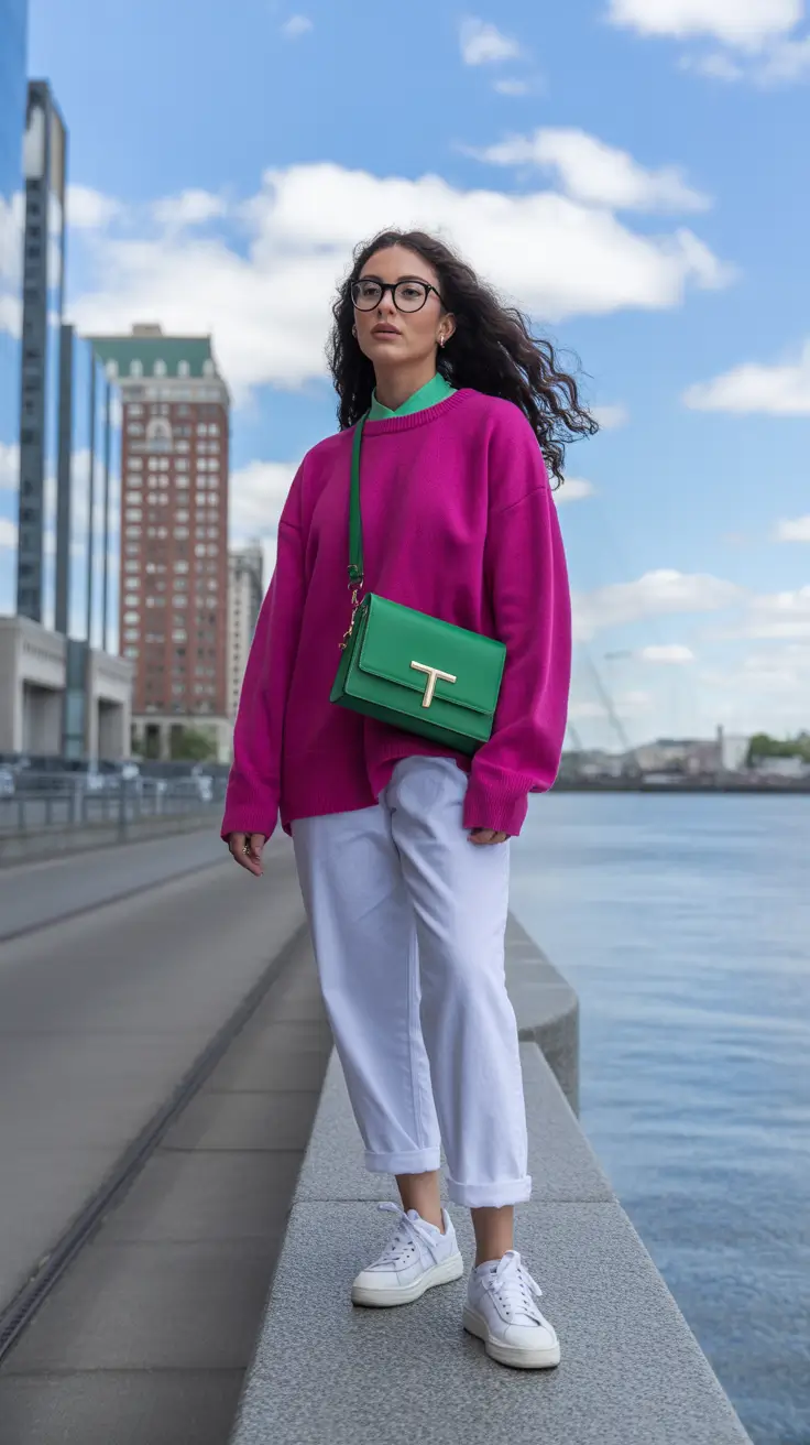 comfy spring transition outfits 2026 choices Bright Knits With Everyday Ease