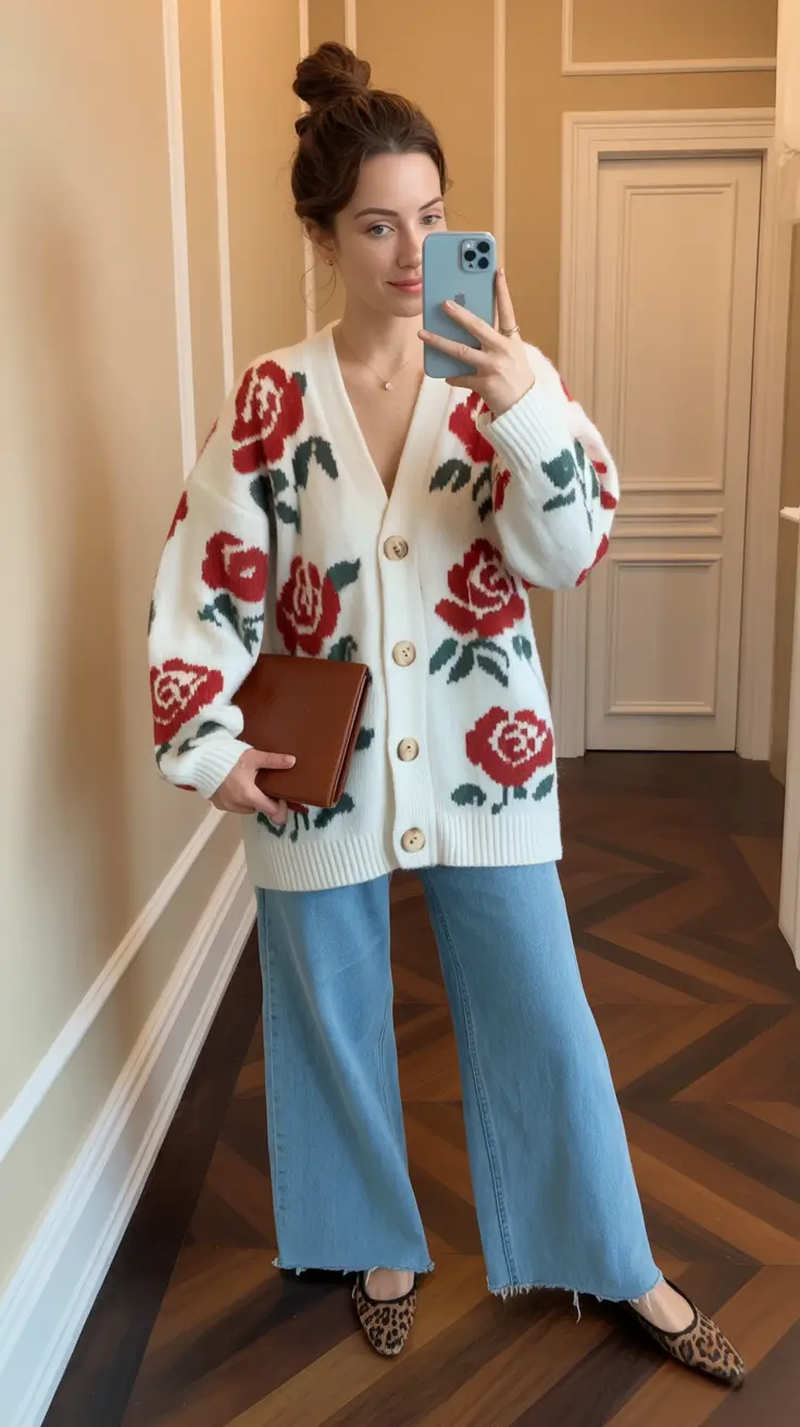 comfy spring transition outfits 2026 choices Vintage Florals With Modern Ease