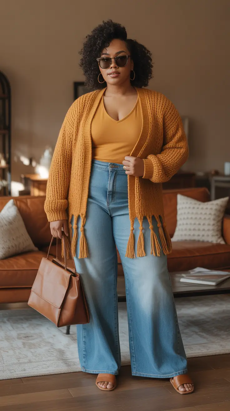 cute plus size spring outfits for women 2026 Warm Tones That Bring Comfort Into the Season