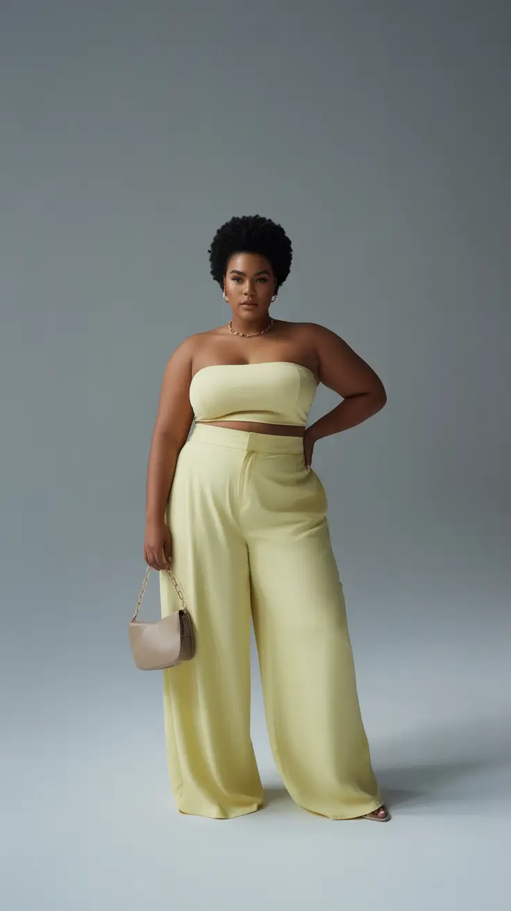 cute plus size spring outfits for women 2026 Butter Yellow as a Spring Power Neutral