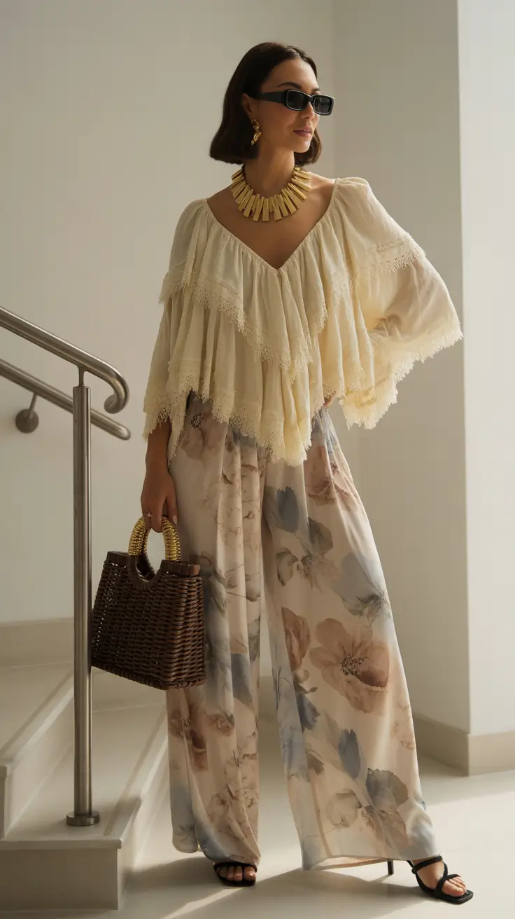 cute spring boho outfits 2026 Soft Elegance with a Boho Soul