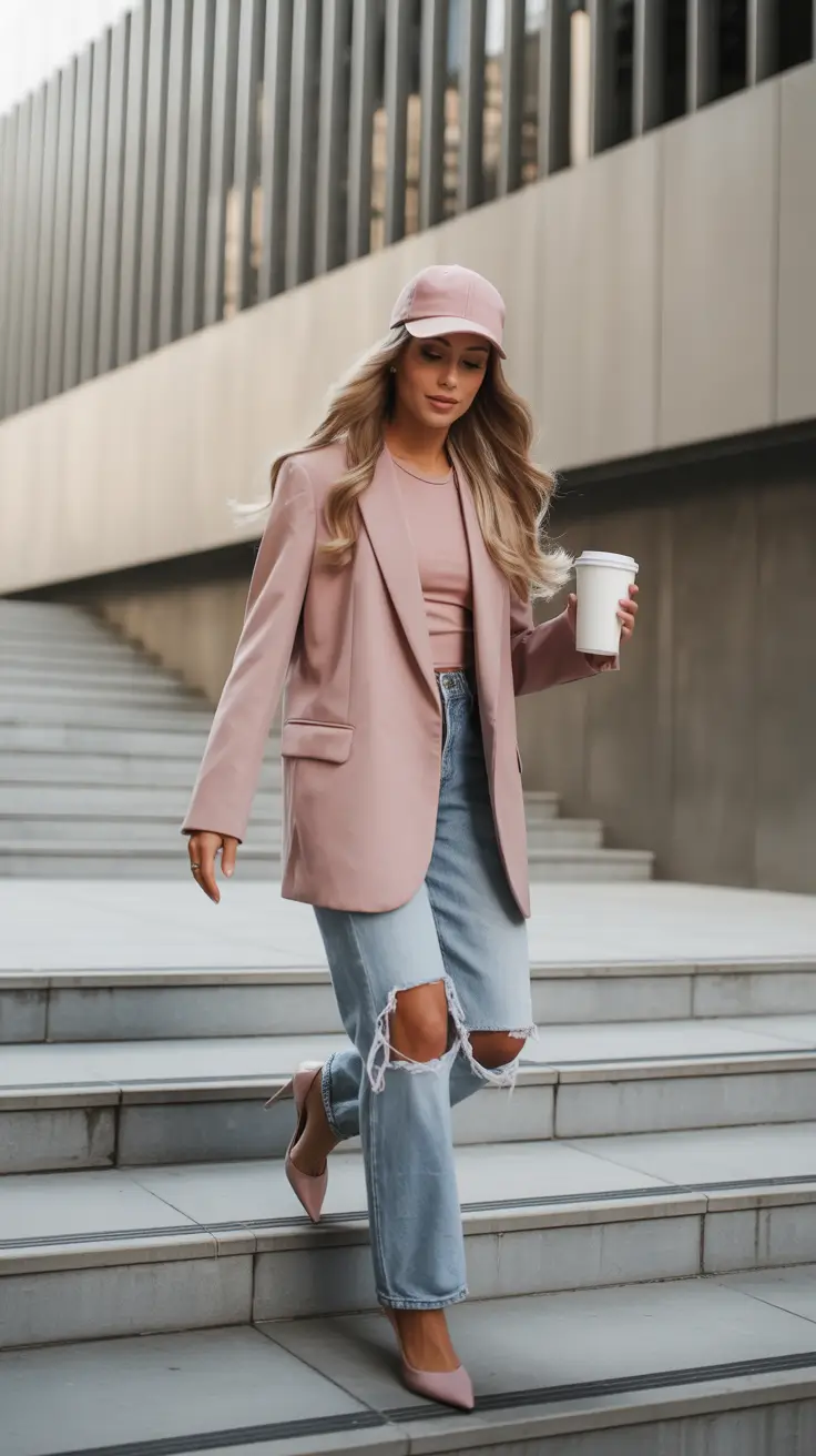 cute spring fashion outfits for 2026 Casual Layers with a Polished Edge