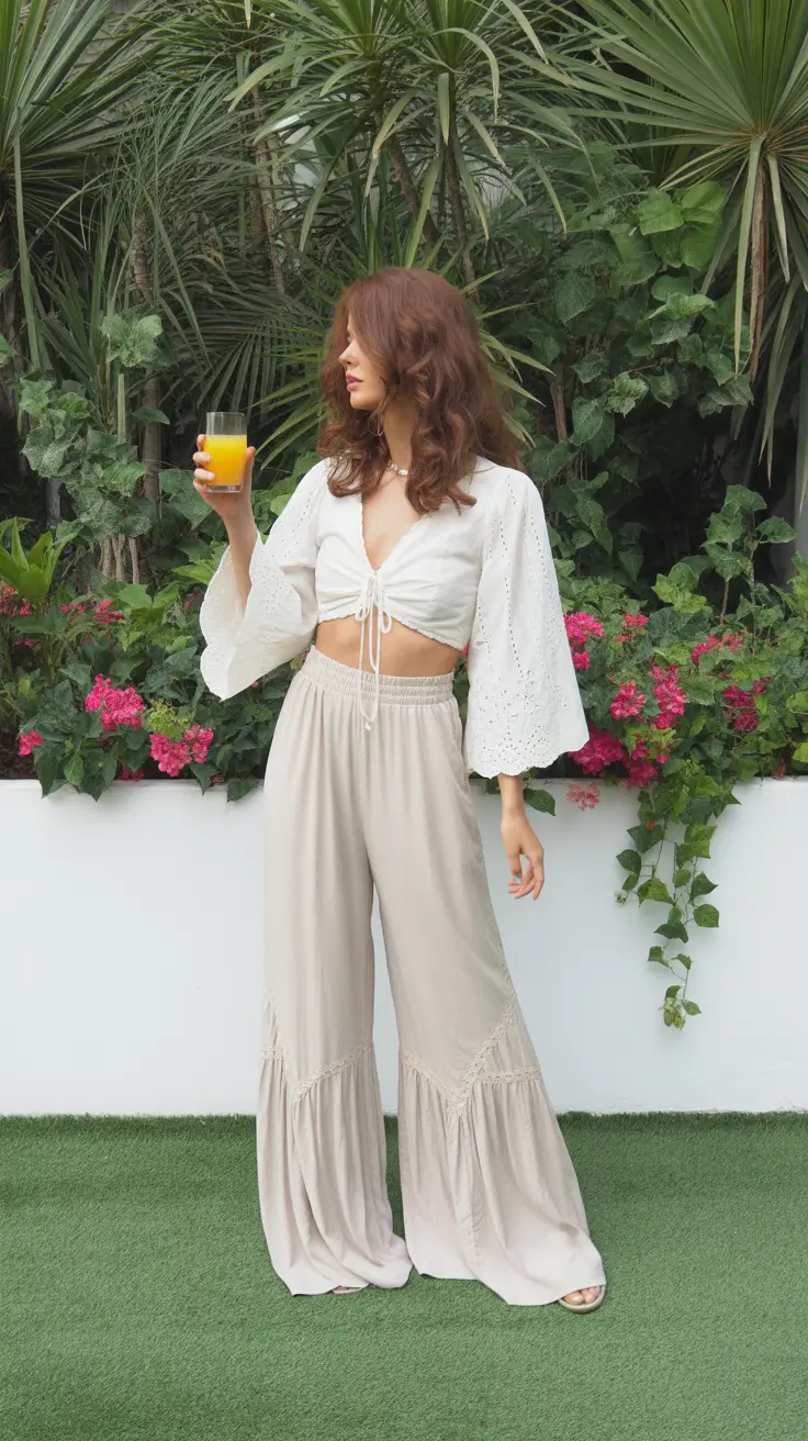cute spring outfits with tops 2026 Light Bohemian Tops for Laid-Back Spring Moments